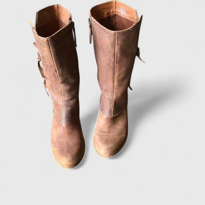 Western boots brown women