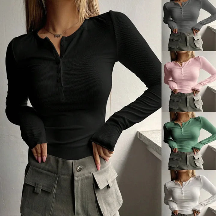 Polera manga larga