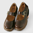 High-shine platform Mary Jane shoes for women