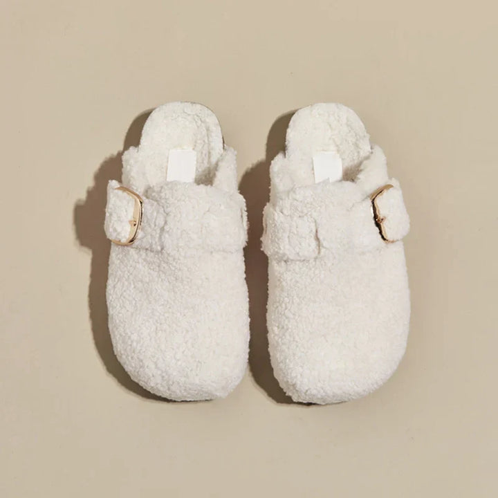 Sueco de plush zapato