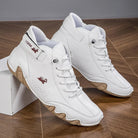 Mid-top lace-up sneakers for women
