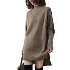 Turtleneck sweater dress for women