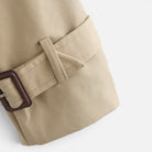 Cropped trench jacket for women in brown, black, gray or beige