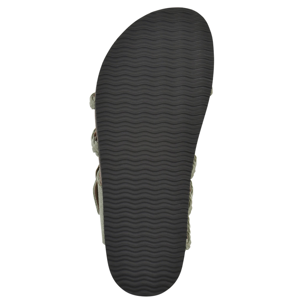 Sandalias Mujer Tiras Trenzadas Hebilla Ajustable Separador de Dedos Plantilla Anatómica Nueve Colores