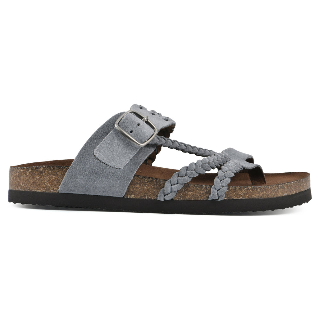 Sandalias Mujer Tiras Trenzadas Hebilla Ajustable Separador de Dedos Plantilla Anatómica Nueve Colores