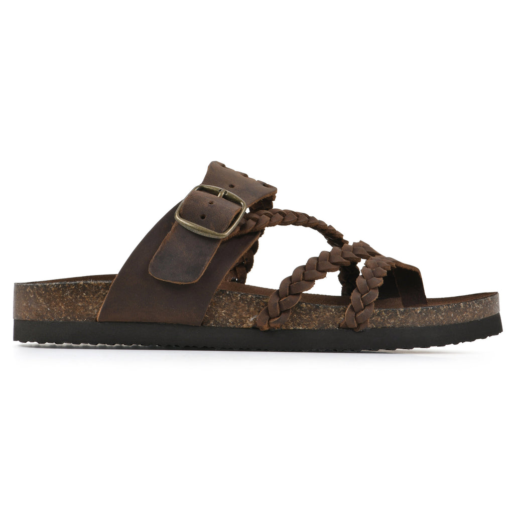 Sandalias Mujer Tiras Trenzadas Hebilla Ajustable Separador de Dedos Plantilla Anatómica Nueve Colores