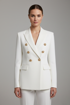 double-breasted blazer for women