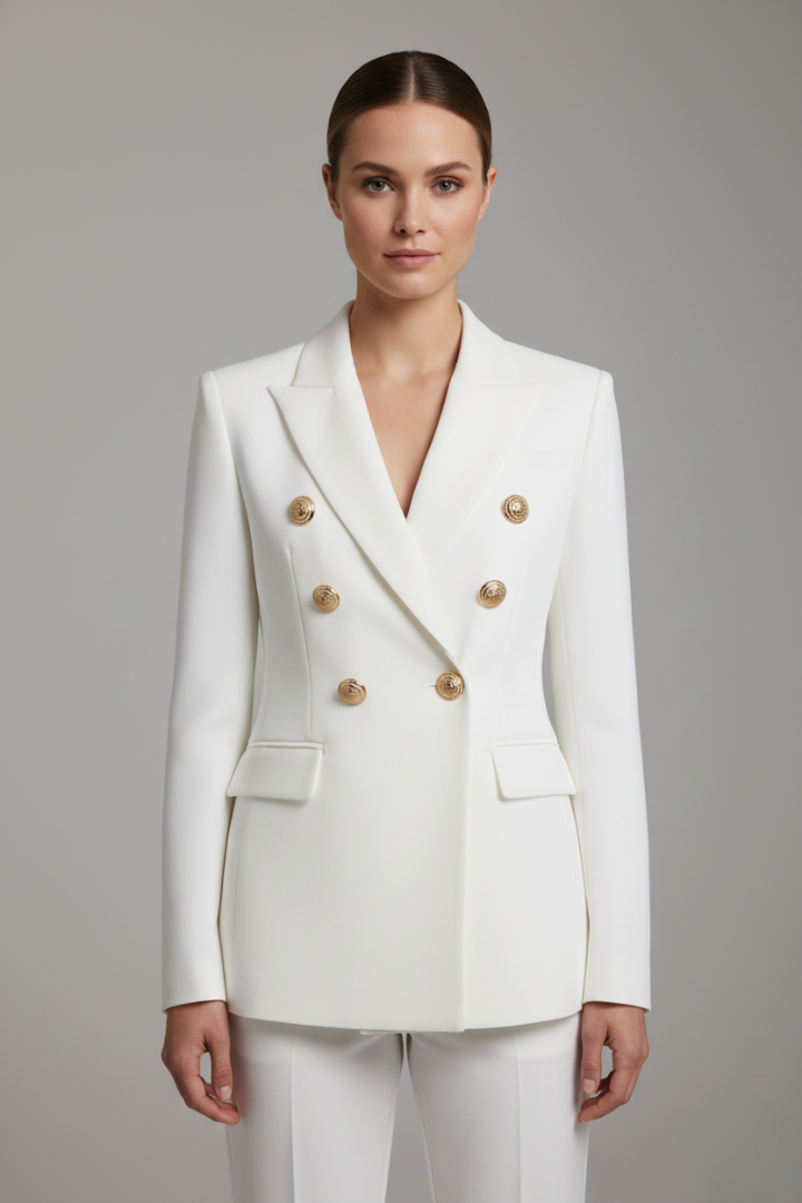 double-breasted blazer for women