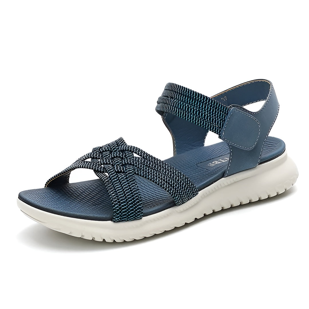 Sandalias Mujer Correas Ajustables Plantilla Ergonómica Livianas Paseo Viaje Uso Diario Tres Colores