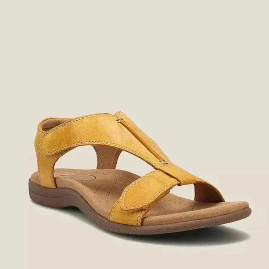 Sandalias Mujer Plantilla Ergonómica Correas Ajustables Suela Acolchada Caminar Casual Seis Colores