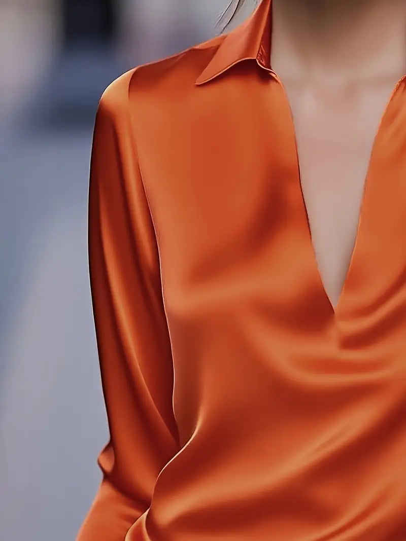 Nadene - Blusa Premium Con Cuello En V