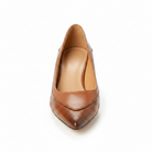 Pointed toe kitten heel pumps for women