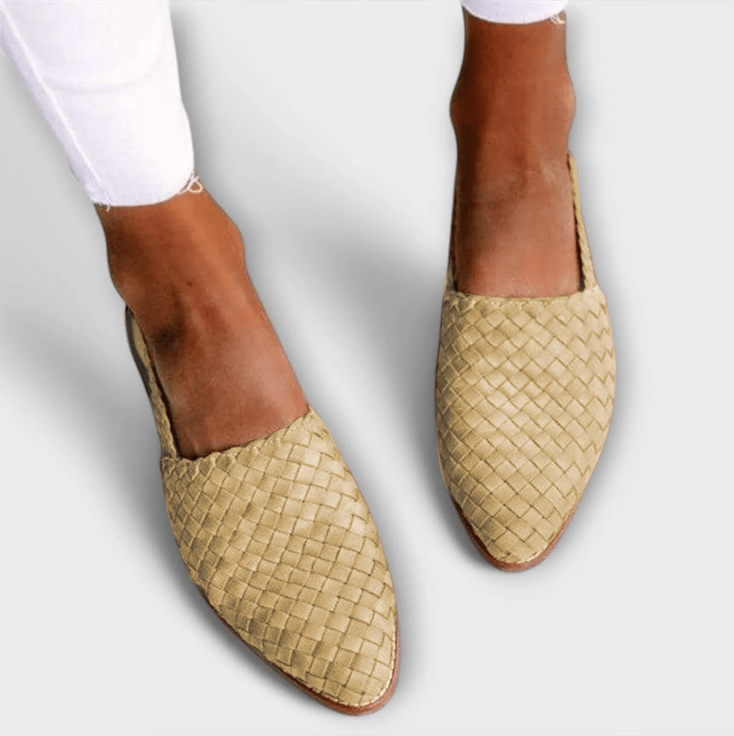 Mocasines trenzados colores disponibles