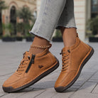 Side-zip ankle sneakers for women