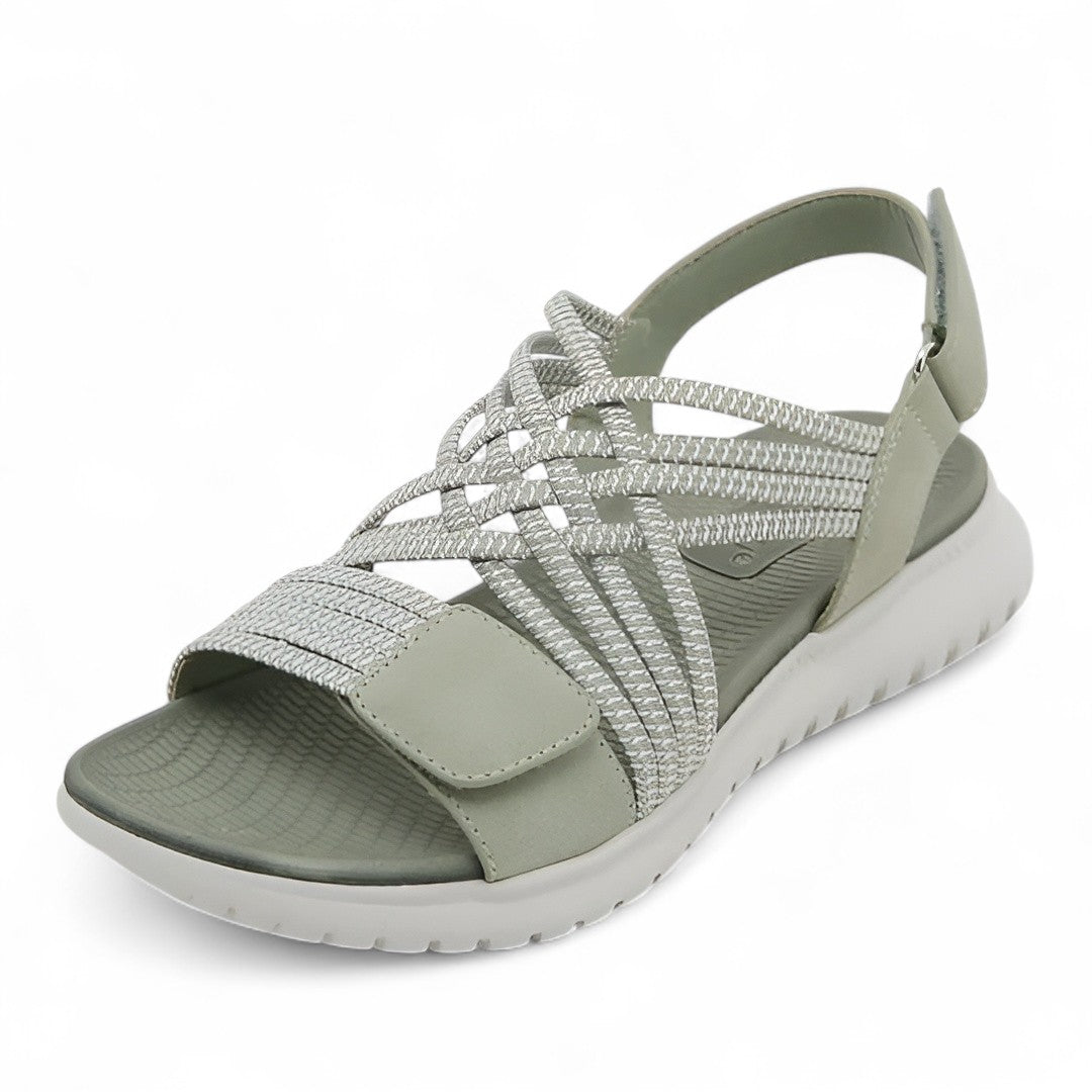 Sandalias Mujer Correas Ajustables Suela Blanda Plantilla Ergonómica Calce Estable Cuatro Colores