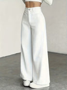 Wide leg corduroy lounge trousers for women