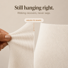 Cowl neck ribbed sweater dress for women