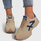 Retro platform sneakers for women