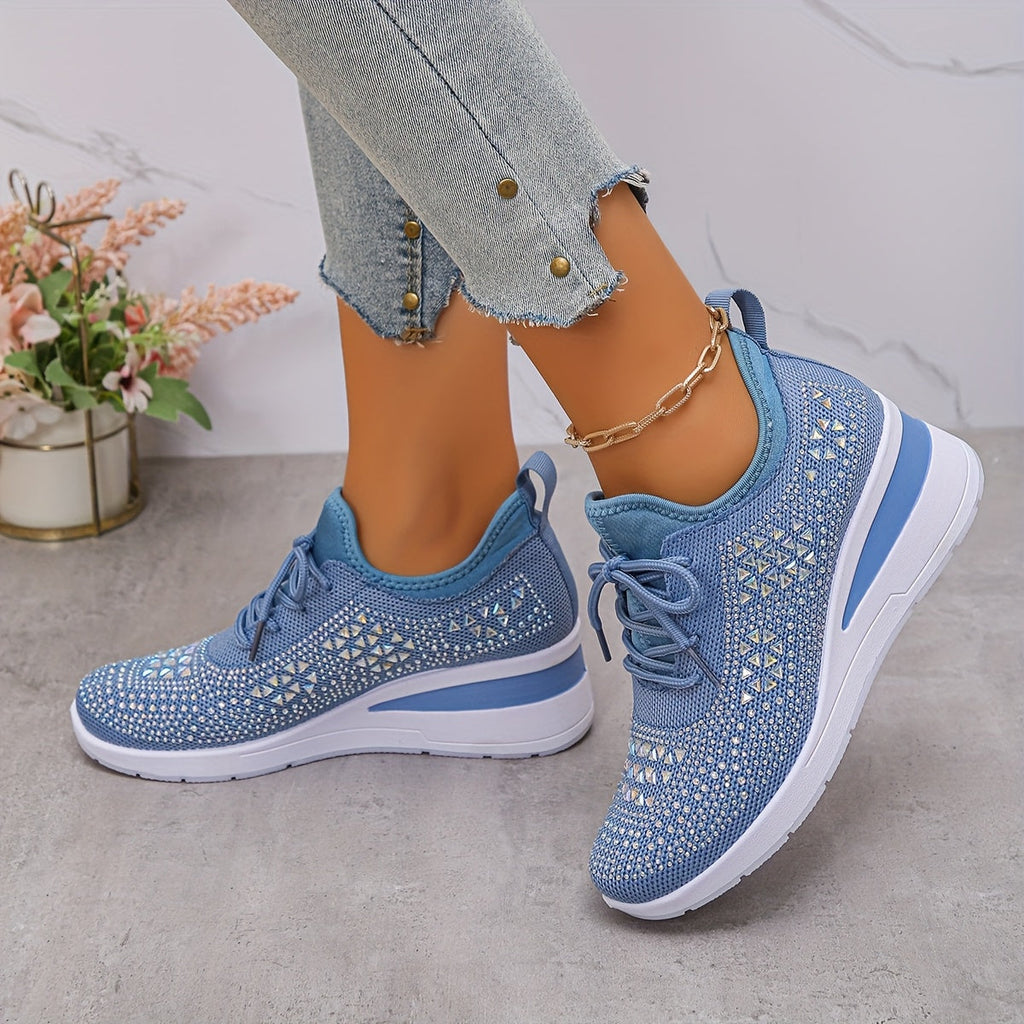 Zapatillas tejido elástico detalle suela