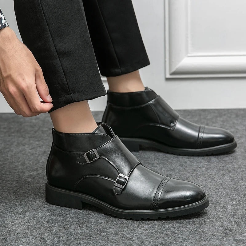 Bota ecocuero elegante
