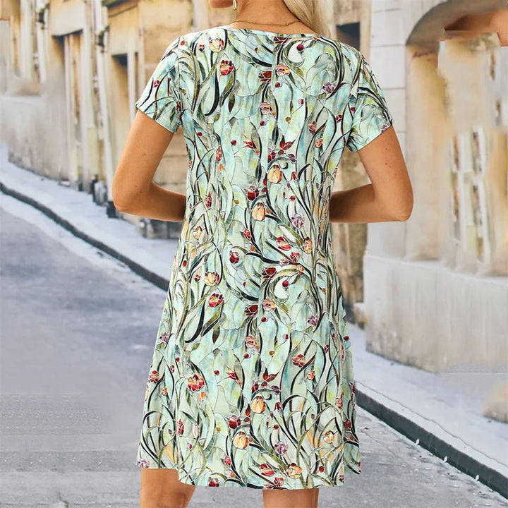 Vestido Fresco y Floral Maya