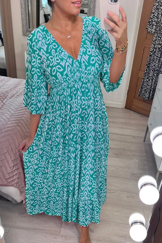 Vestido Largo estilo lino Chiara