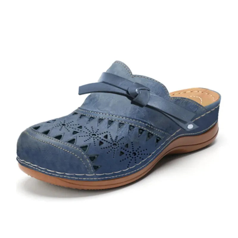 Zuecos Mujer Plantilla Memory Foam Amortiguada Livianos Caminar Casual Seis Colores