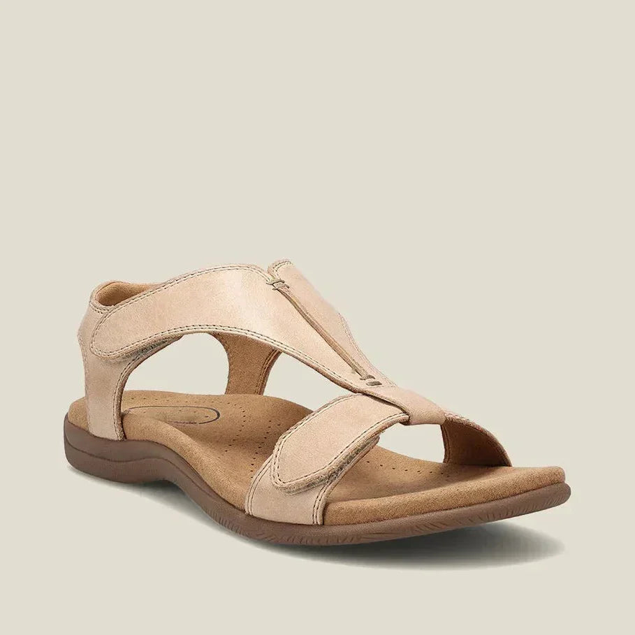 Sandalias Mujer Plantilla Ergonómica Correas Ajustables Suela Acolchada Caminar Casual Seis Colores