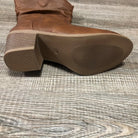 Slouchy wide calf western cowboy boots for women