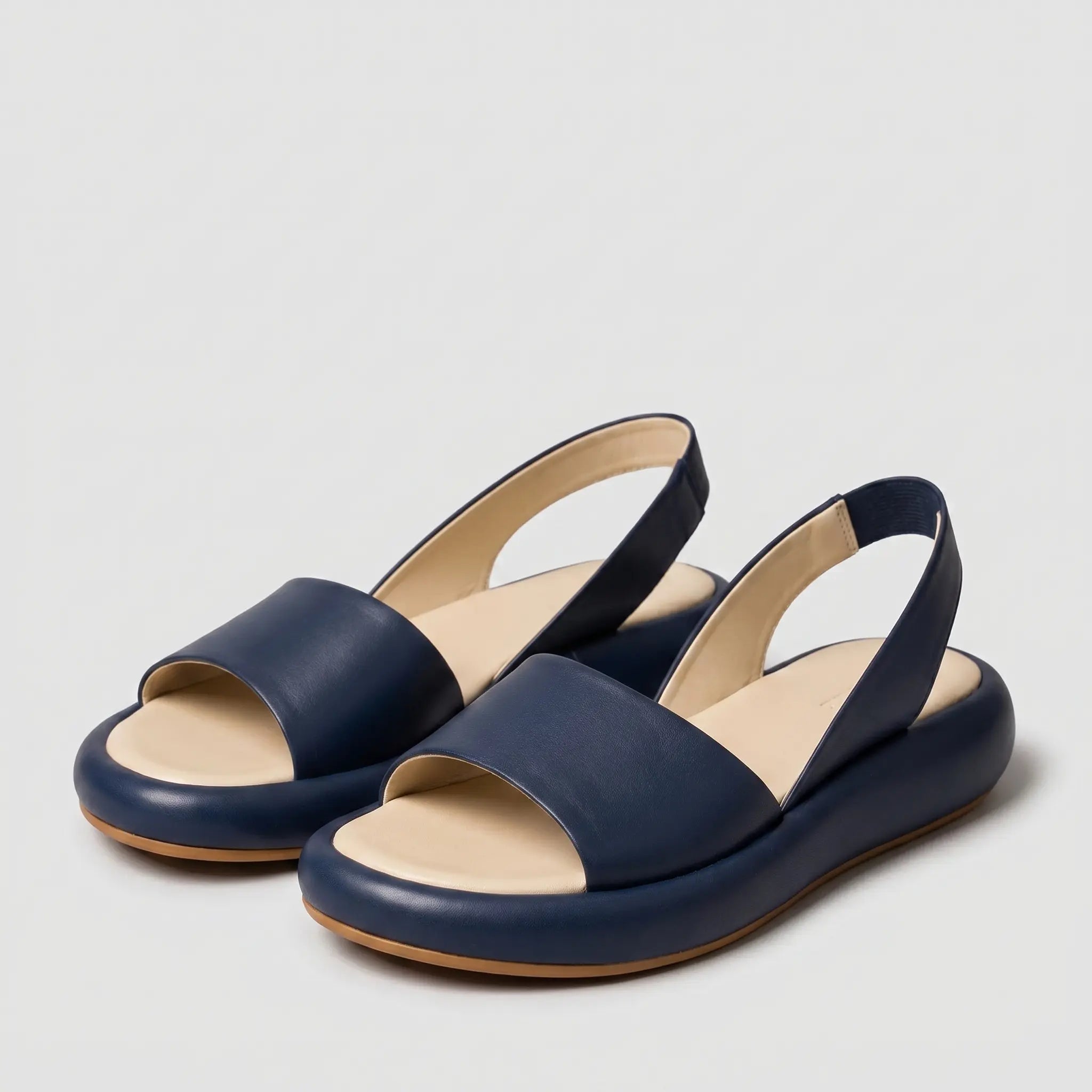 Sandalias Mujer Correa Trasera Ajustable Suela Antideslizante Plantilla Acolchada Transpirables Cinco Colores