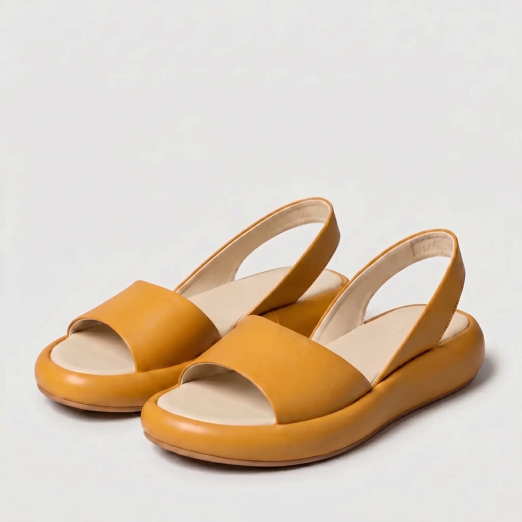 Sandalias Mujer Correa Trasera Ajustable Suela Antideslizante Plantilla Acolchada Transpirables Cinco Colores