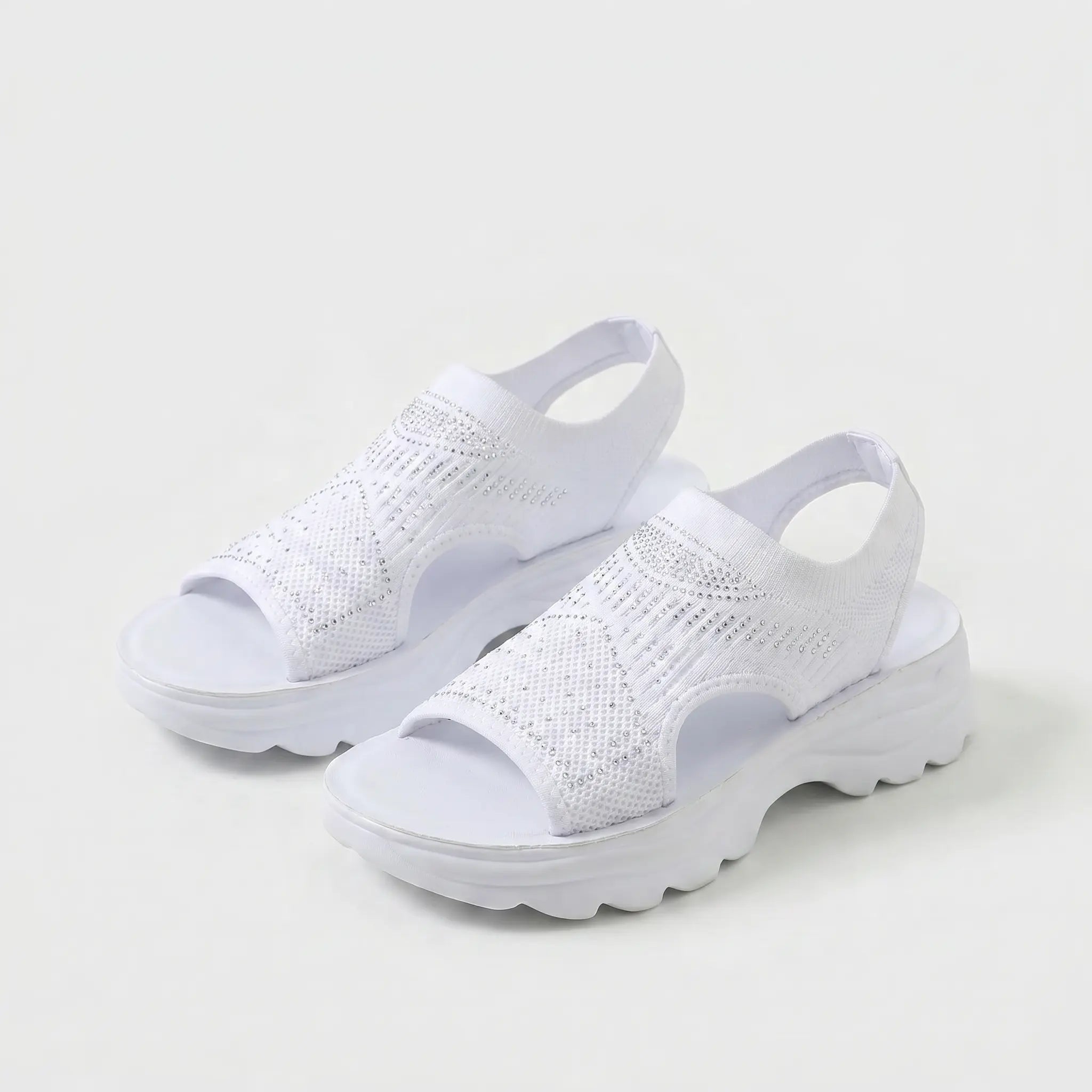 Sandalias Mujer Malla Transpirable Correa Ajustable Suela Antideslizante Plantilla Acolchada Seis Colores