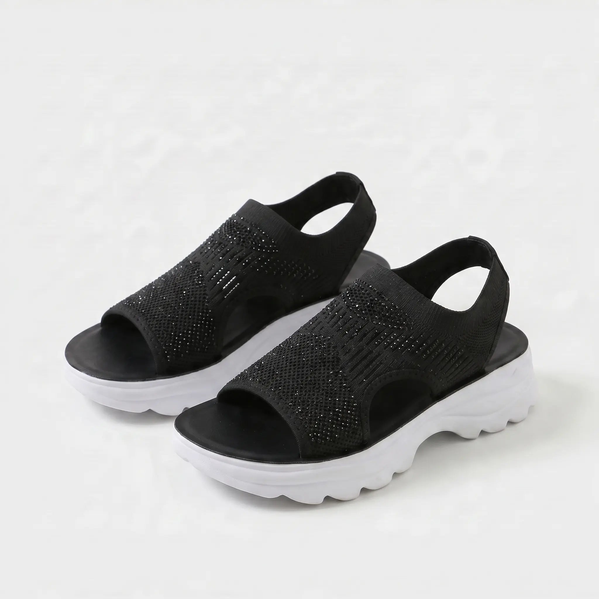 Sandalias Mujer Malla Transpirable Correa Ajustable Suela Antideslizante Plantilla Acolchada Seis Colores