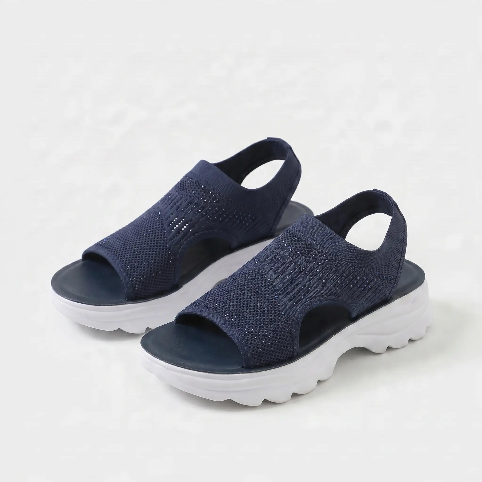 Sandalias Mujer Malla Transpirable Correa Ajustable Suela Antideslizante Plantilla Acolchada Seis Colores