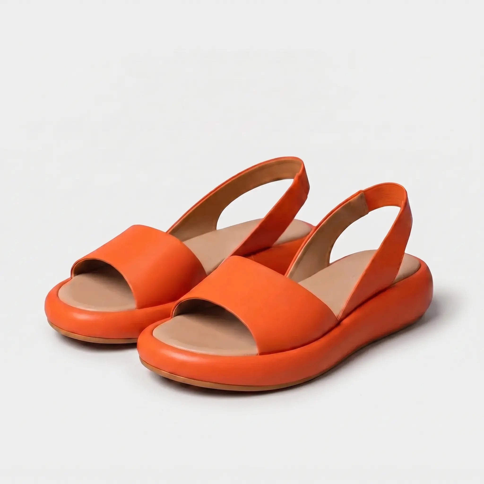 Sandalias Mujer Correa Trasera Ajustable Suela Antideslizante Plantilla Acolchada Transpirables Cinco Colores