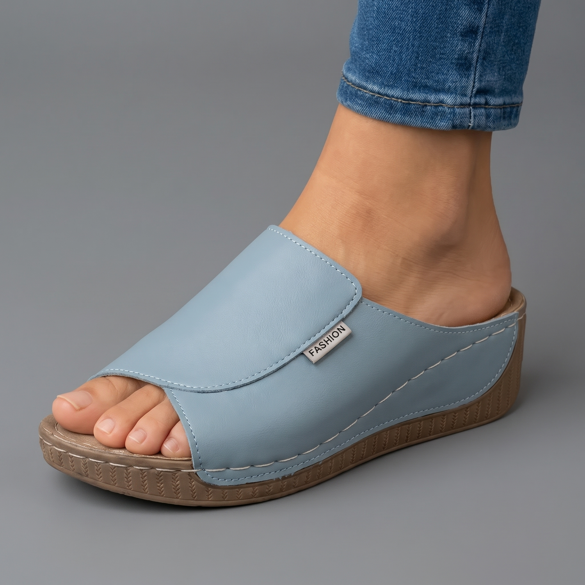 Sandalias Mujer Plantilla Anatómica Correas Ajustables Suela Antideslizante Transpirables Diez Colores