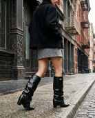 Georgiana pointed toe knee-high slouch boots