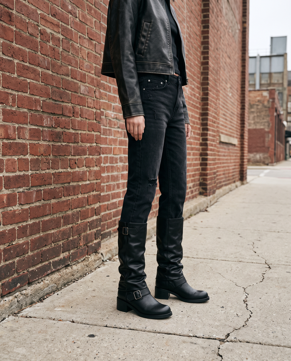 Wynona biker slouch boots