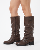 Wynona biker slouch boots