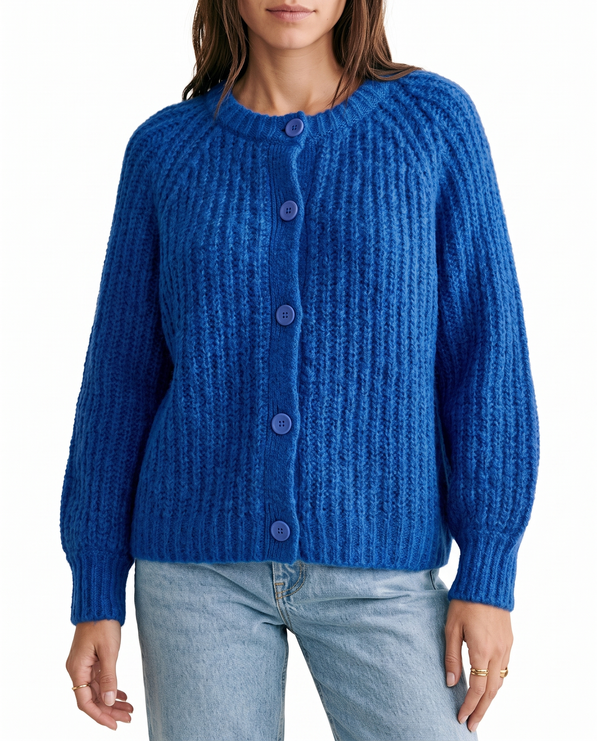 Bellamy button-front cardigan