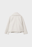 Cropped peacoat for women in beige, black, green, navy blue or brown