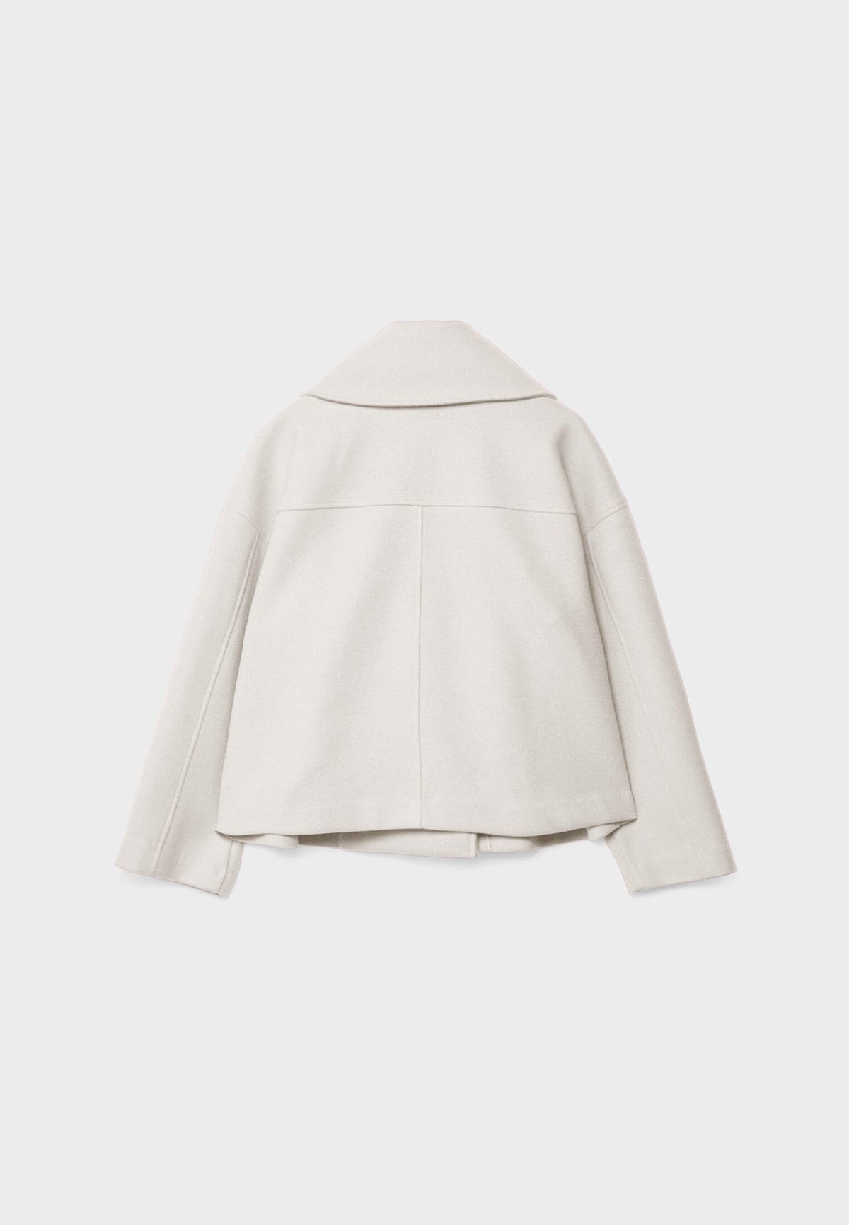 Cropped peacoat for women in beige, black, green, navy blue or brown
