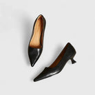Comfort kitten heel pumps for women