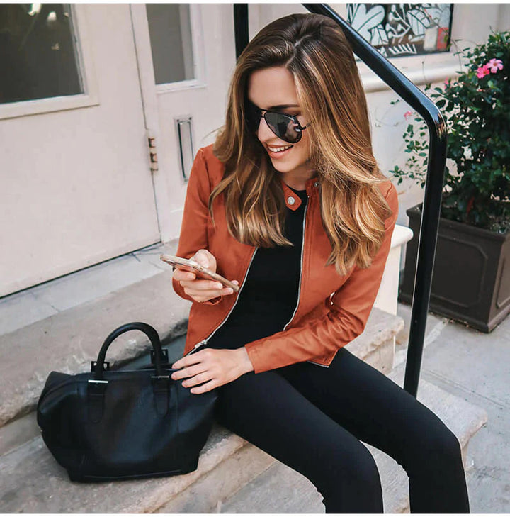 Chaqueta Ally™ | Colección Ecocuero