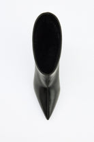 Pointed kitten heel ankle boots for women