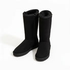 Tall plush-lined winter boots for women