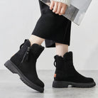 mid-calf shearling snow boots for women