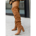 Slouchy over the knee boots for women