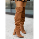 Slouchy over the knee boots for women