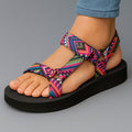 Sandalias Mujer Suela Amortiguadora Correas Ajustables Plantilla Ergonómica Caminar Casual Cinco Colores